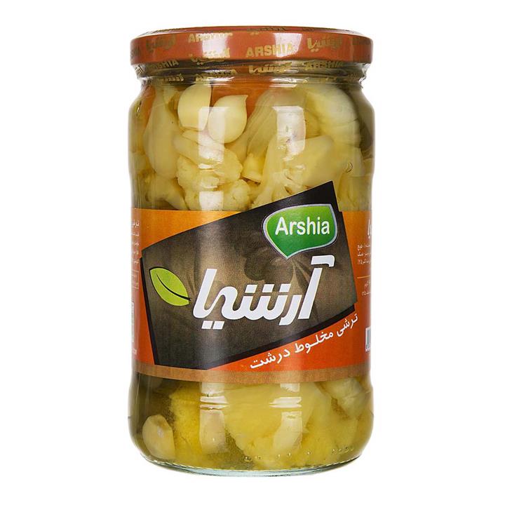 ترشی مخلوط درشت 660 گرمی آرشیا